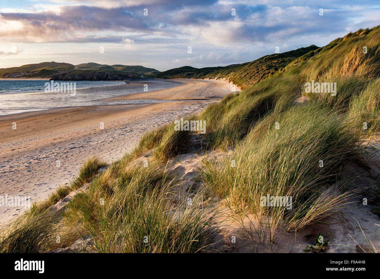 Abendlicht am Balnakeil Bucht, in der Nähe von Cape Wrath weit nordwestlichen Ecke Festland Schottland Stockfoto