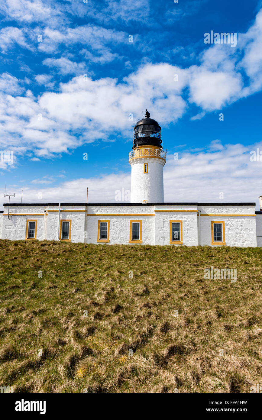 Cape Wrath Leuchtturm an der weit nordwestlichen Spitze von Festland Schottland Stockfoto