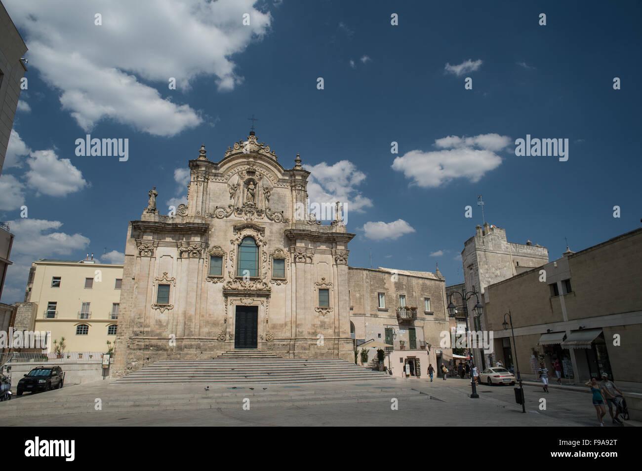 San Francesco Lucini Kirche, Matera, Basilikata, Italien, Europa Stockfoto