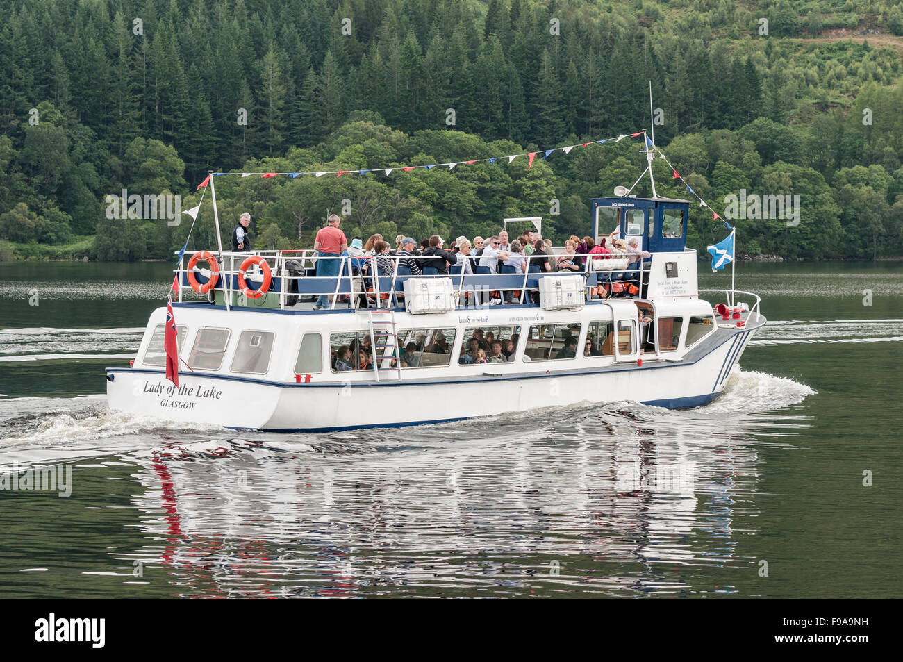 Dame des Sees, Loch Katrine, Trossachs Stockfoto