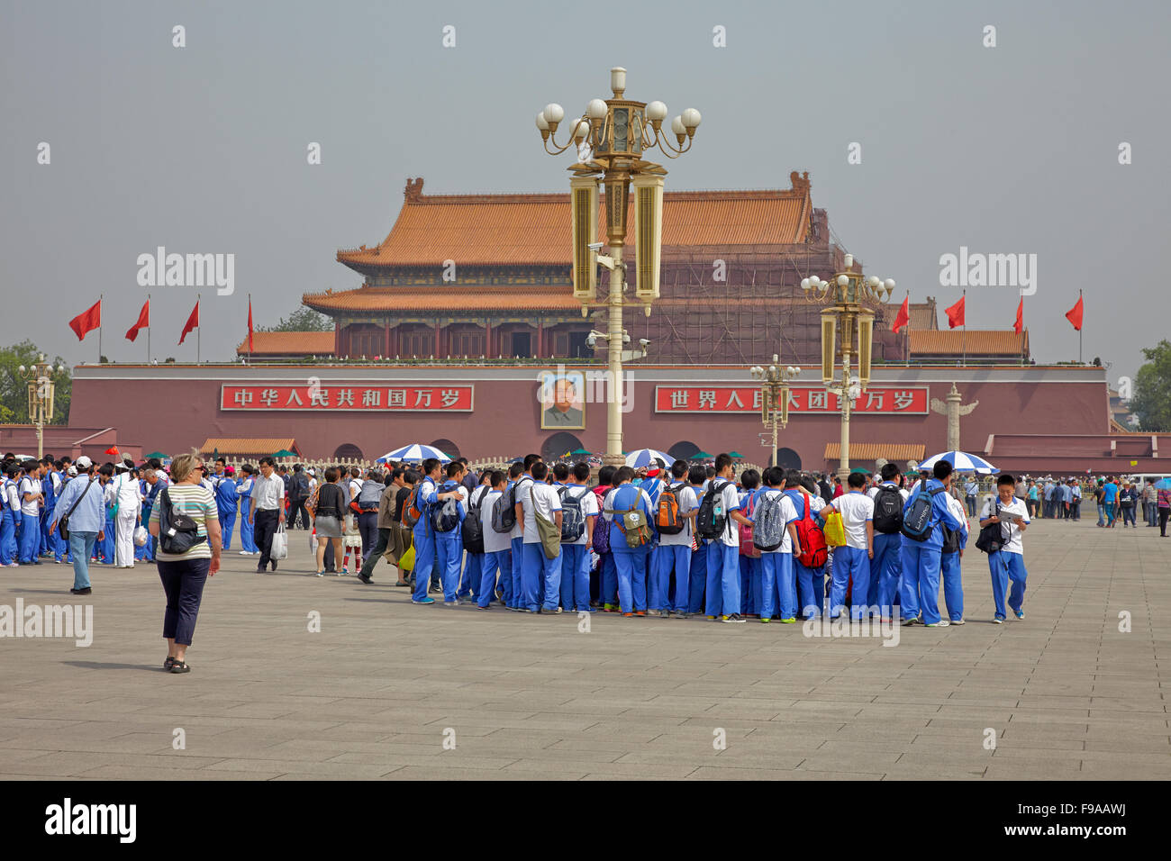 Platz des himmlischen Friedens in Peking Stockfoto