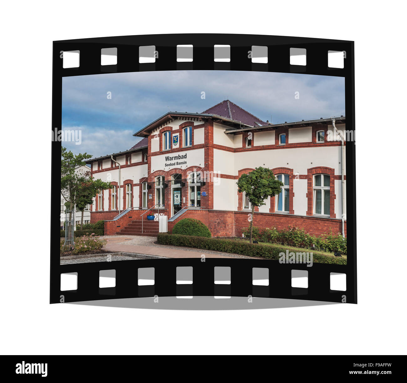 Das Warmbad in Bansin wurde erbaut im Jahre 1903, Bansin, Insel Usedom, Mecklenburg-Western Pomerania, Deutschland, Europa Stockfoto
