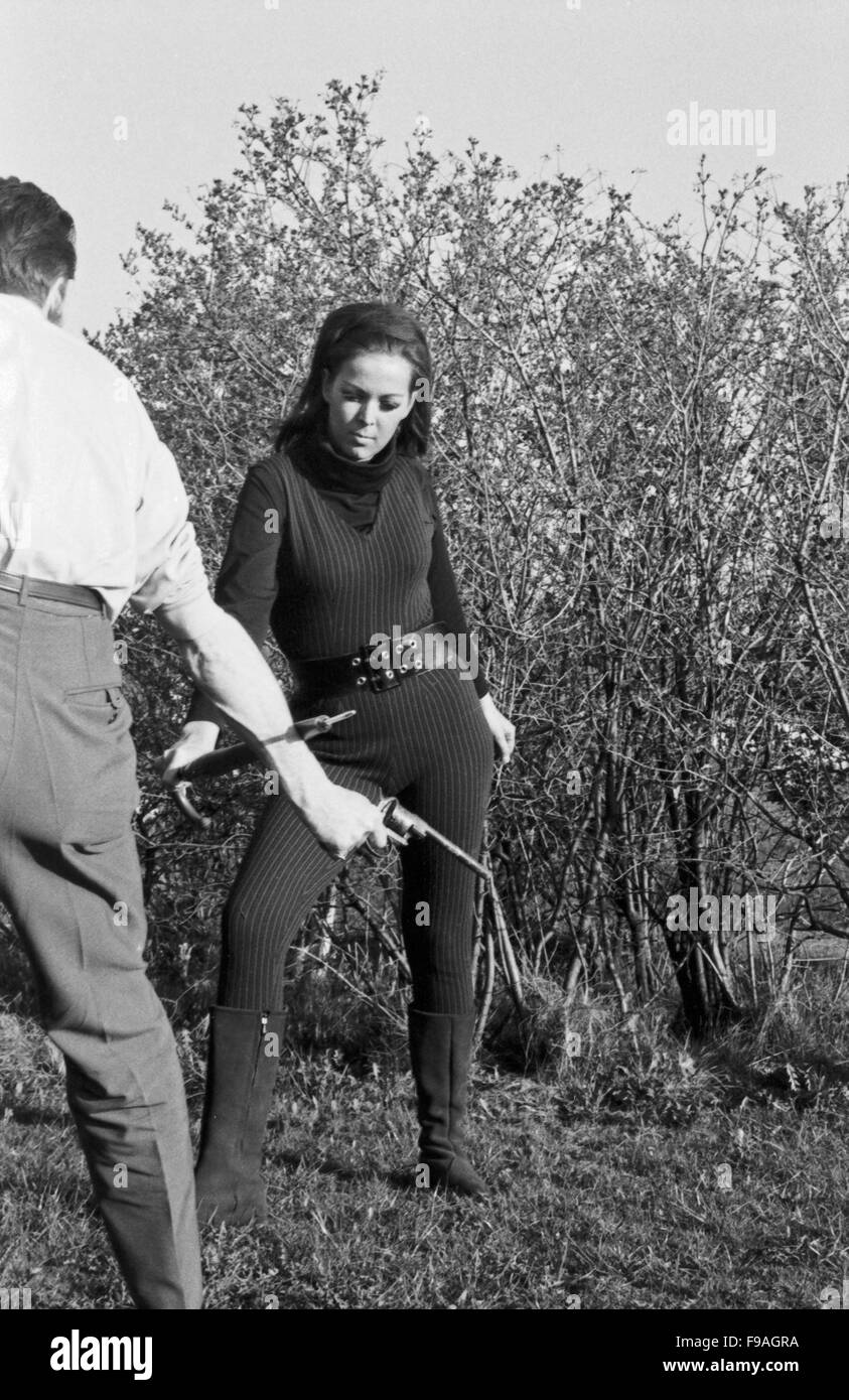 Deutsche Fictitious character Friedel Frank, Deutschland 1960er Jahre. Die deutsche Schauspielerin Friedel Frank, Deutschland der 1960er Jahre. 24 x 36 swNeg 144 Stockfoto
