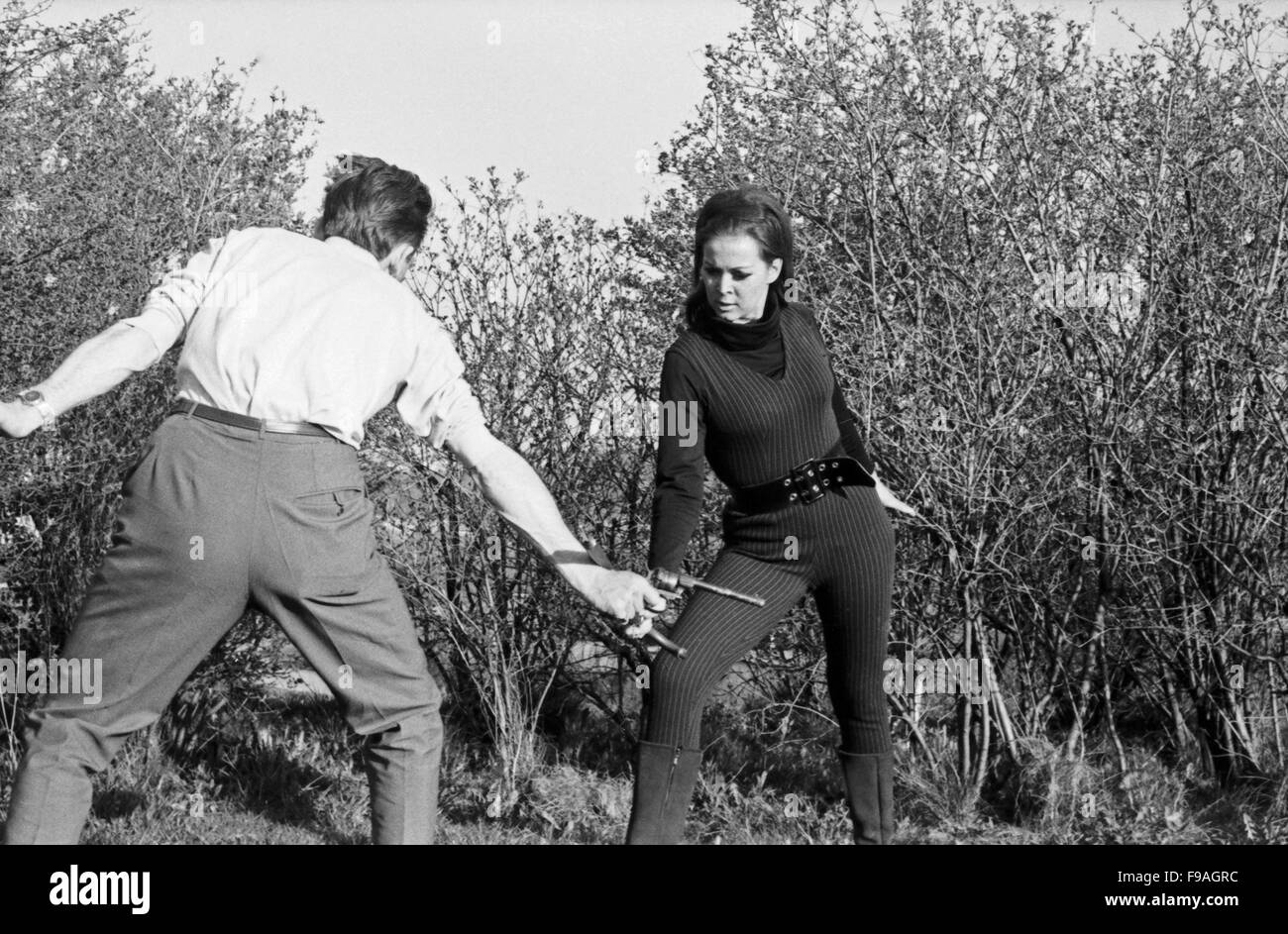 Deutsche Fictitious character Friedel Frank, Deutschland 1960er Jahre. Die deutsche Schauspielerin Friedel Frank, Deutschland der 1960er Jahre. 24 x 36 swNeg 144 Stockfoto