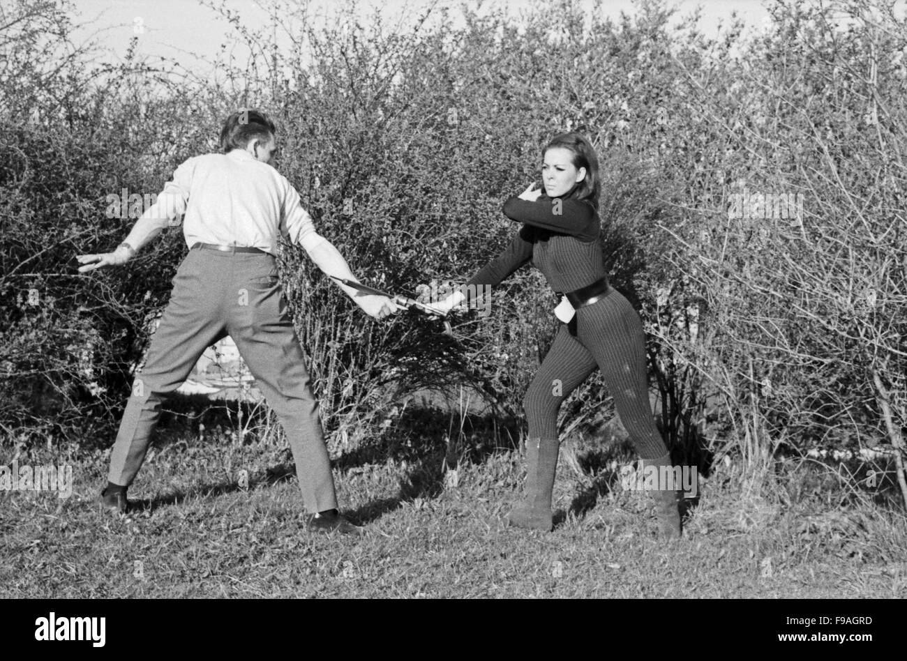 Deutsche Fictitious character Friedel Frank, Deutschland 1960er Jahre. Die deutsche Schauspielerin Friedel Frank, Deutschland der 1960er Jahre. 24 x 36 swNeg 144 Stockfoto