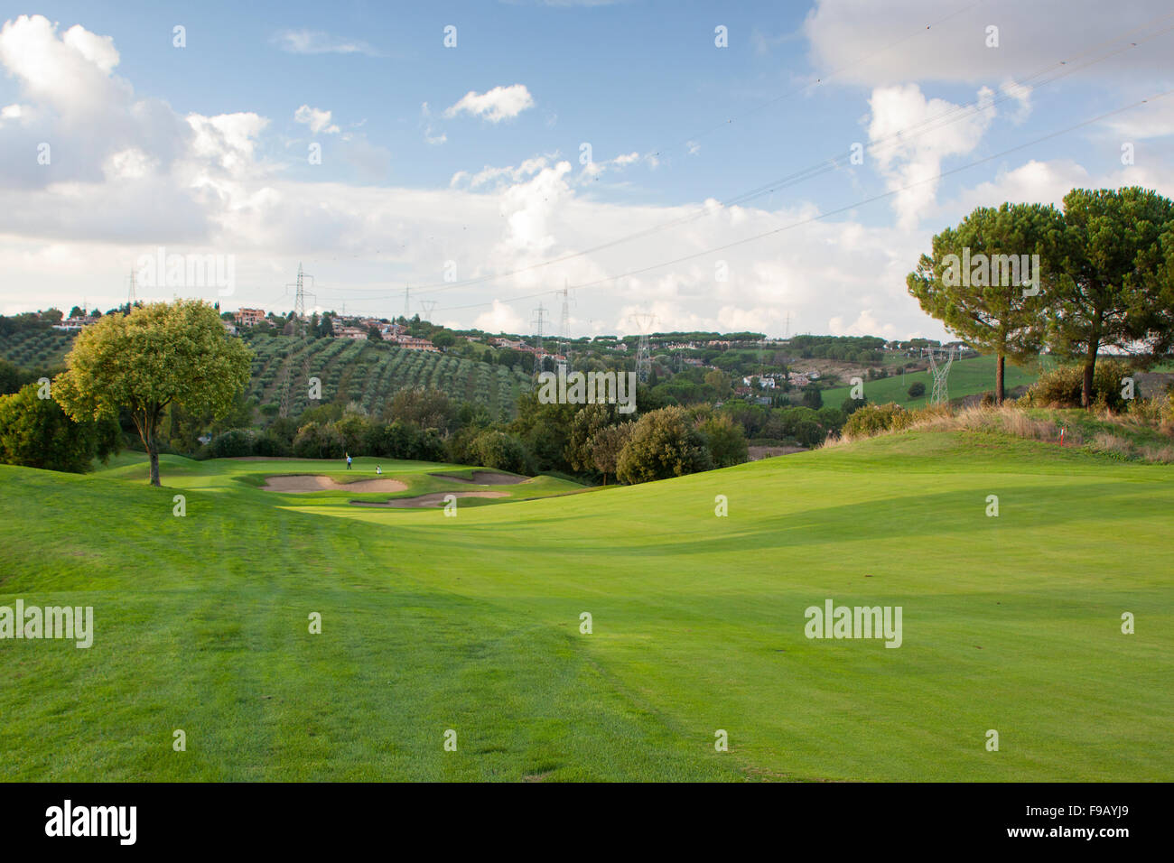 Marco Simone Golfplatz in der Nähe von Rom Ryder Schale 2022 Veranstaltungsort Stockfoto