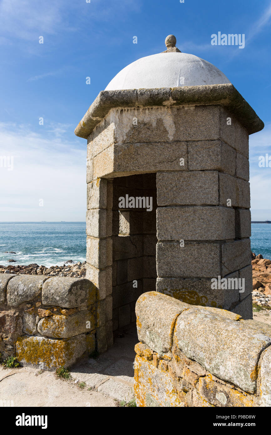 Castelo Queijo oder Schloss der Käse oder Forte de Francisco Xavier in Porto, Portugal Stockfoto