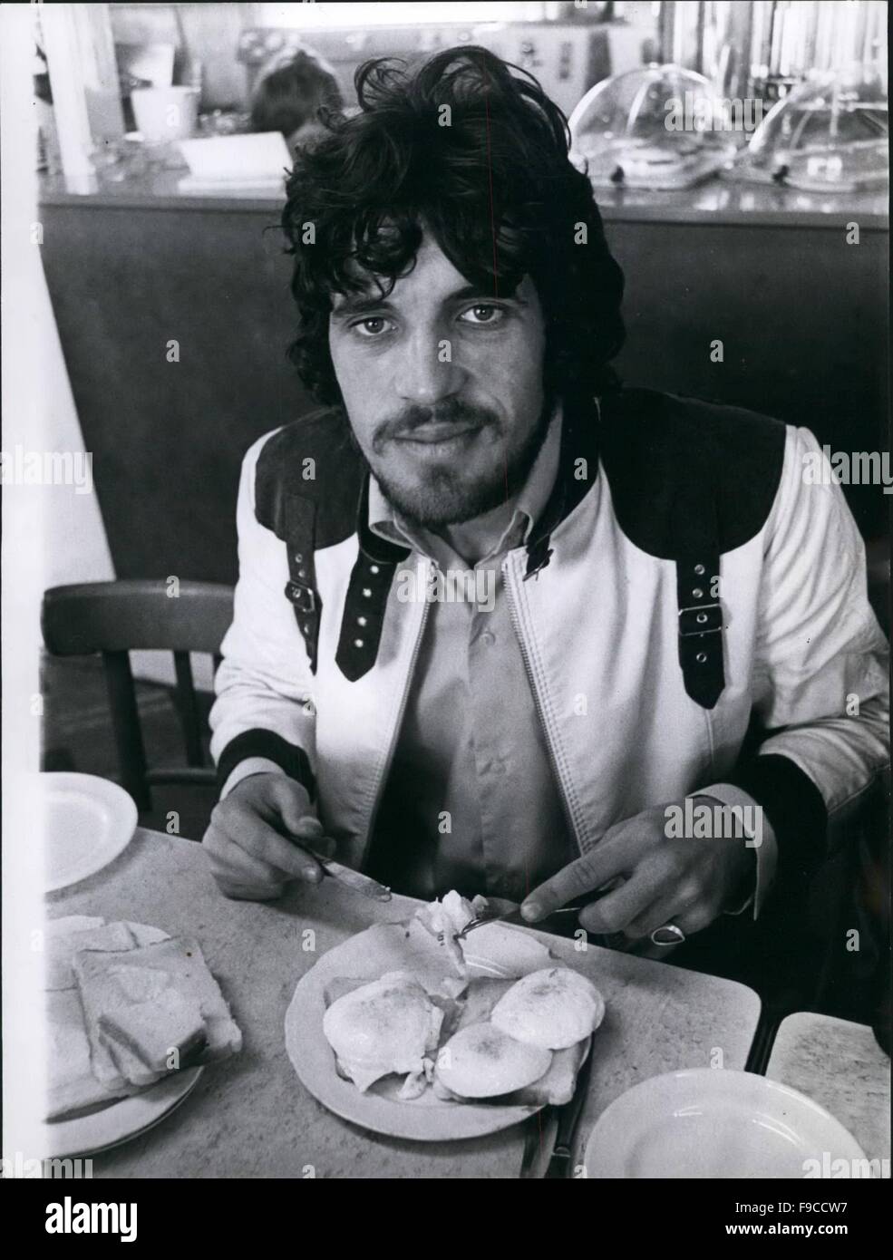 1974 - Traffic Jim Capaldi, die 23-jährige Schlagzeuger der Gruppe. © Keystone Bilder USA/ZUMAPRESS.com/Alamy Live-Nachrichten Stockfoto