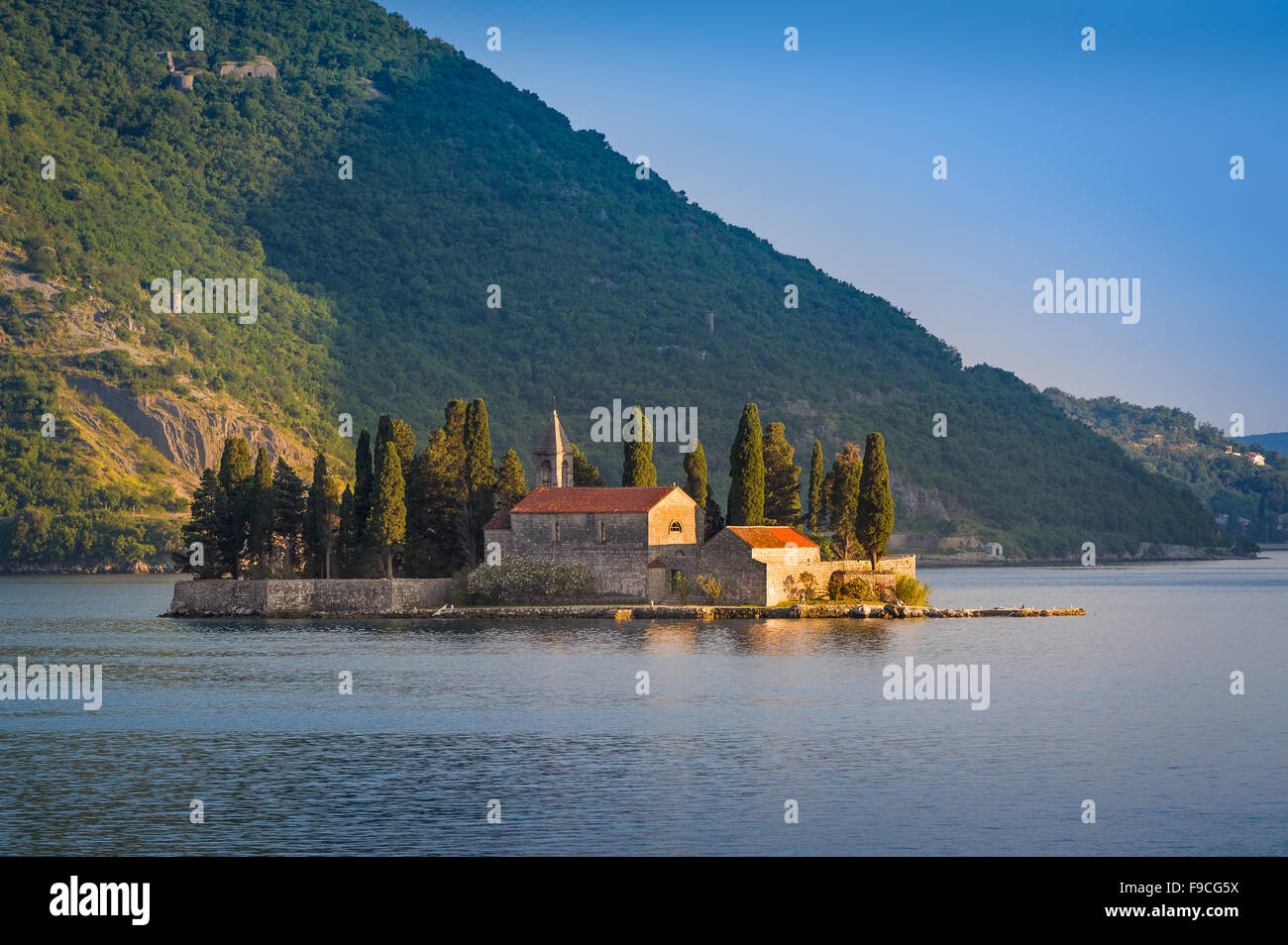 Altes Kloster auf der Insel von St. George Stockfoto