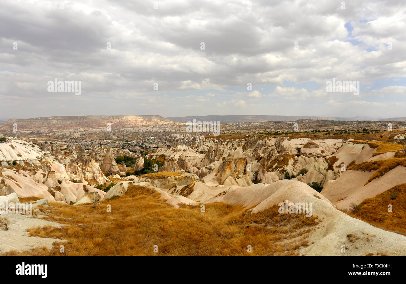 Berge in der Türkei in der Cappadocia Stadt Göreme Stockfoto