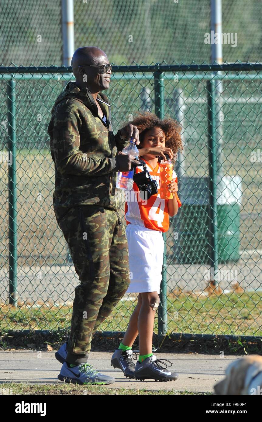 Heidi klum and johan riley fyodor taiwo samuel -Fotos und -Bildmaterial