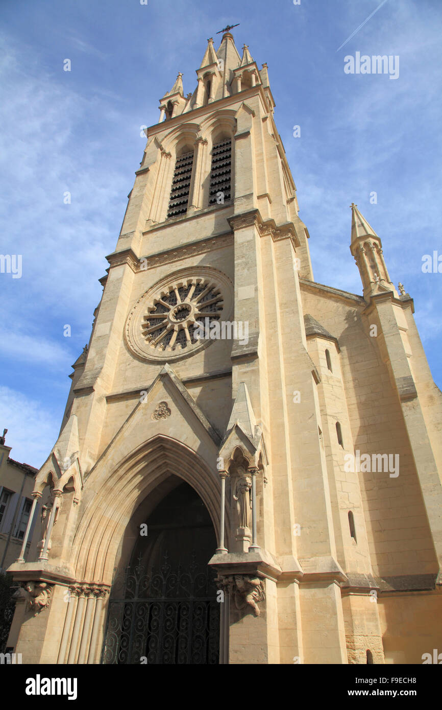 Frankreich, Languedoc-Roussillon, Montpellier, Ste-Anne-Kirche, Stockfoto
