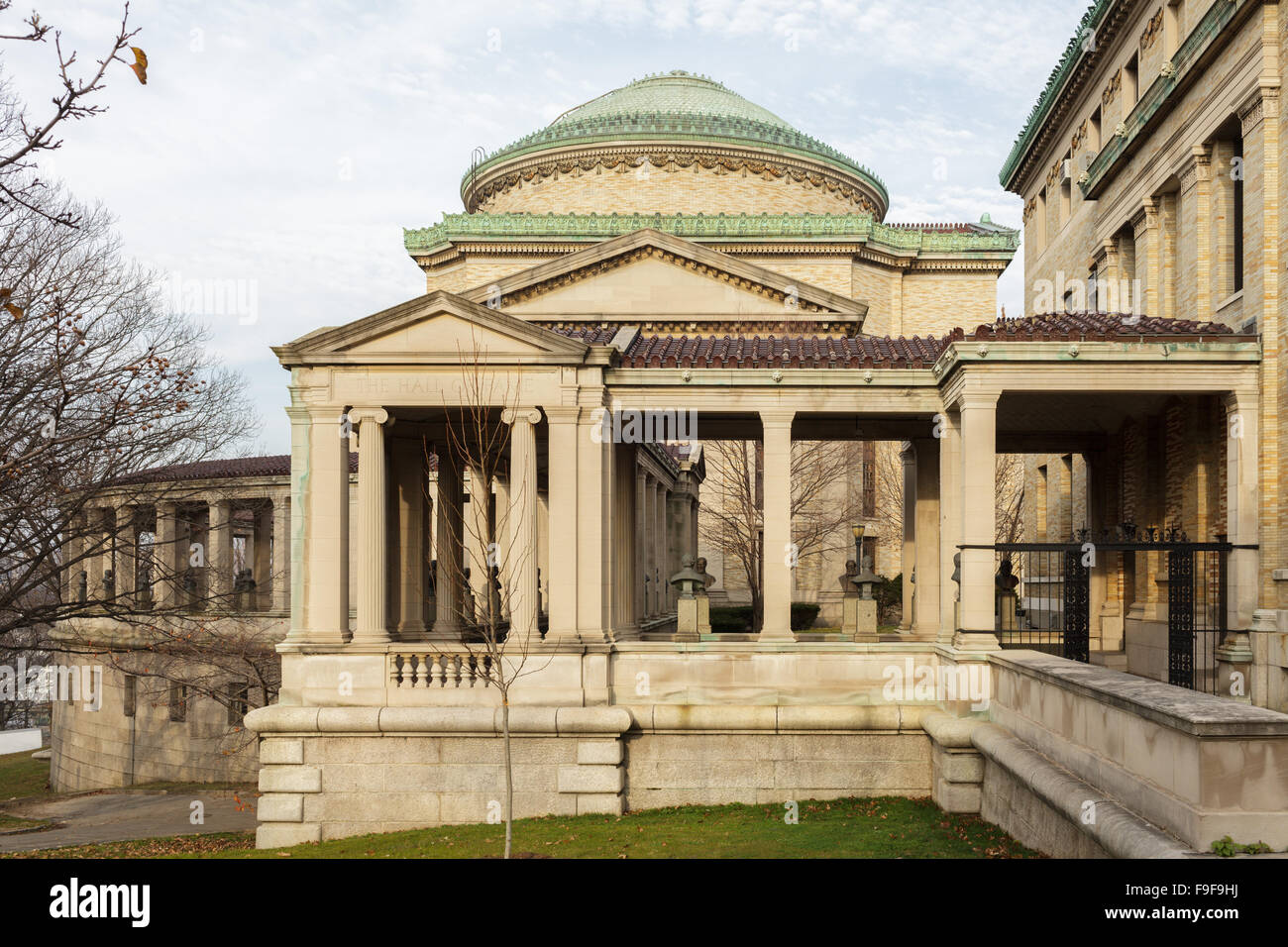 Hall Of Fame von Stanford White, 1900-01, Bronx Community College, CUNY, New York, USA. Stockfoto