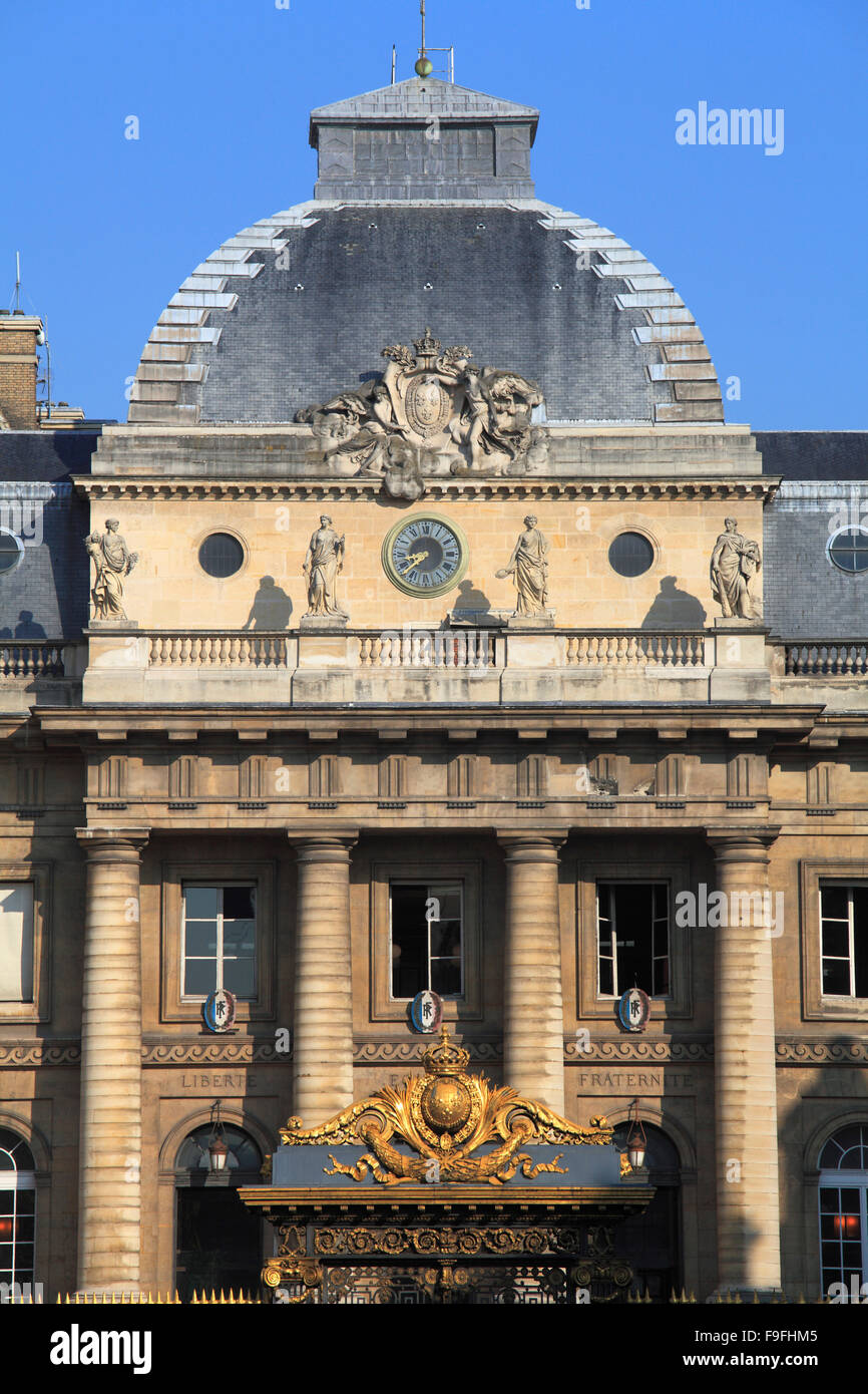 Frankreich Paris Ile De La Cité Palais de Justice Stockfoto