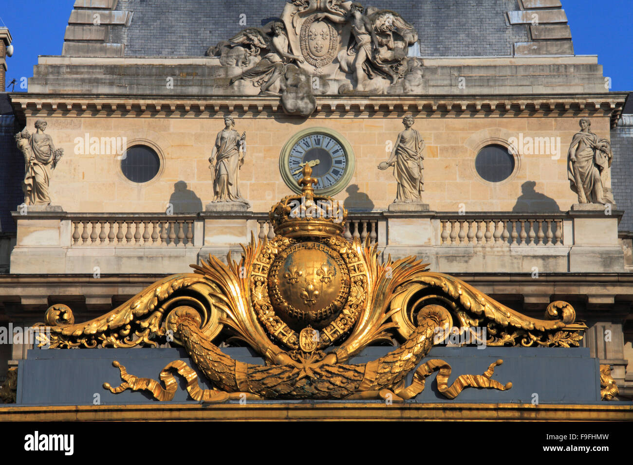 Frankreich Paris Ile De La Cité Palais de Justice Stockfoto