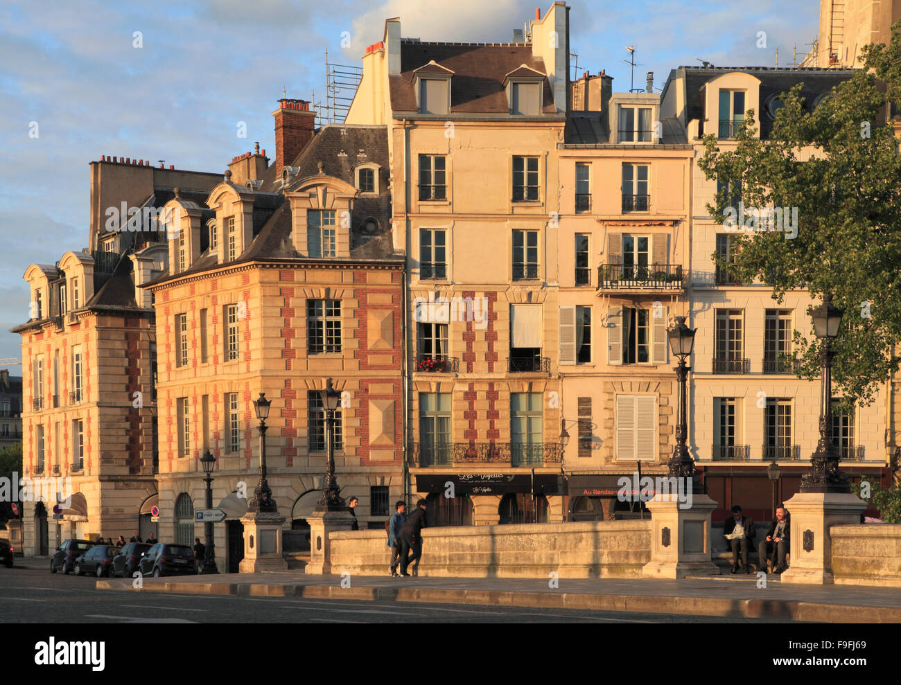 Frankreich Paris Ile De La Cité Quai des Orfèvres Stockfoto