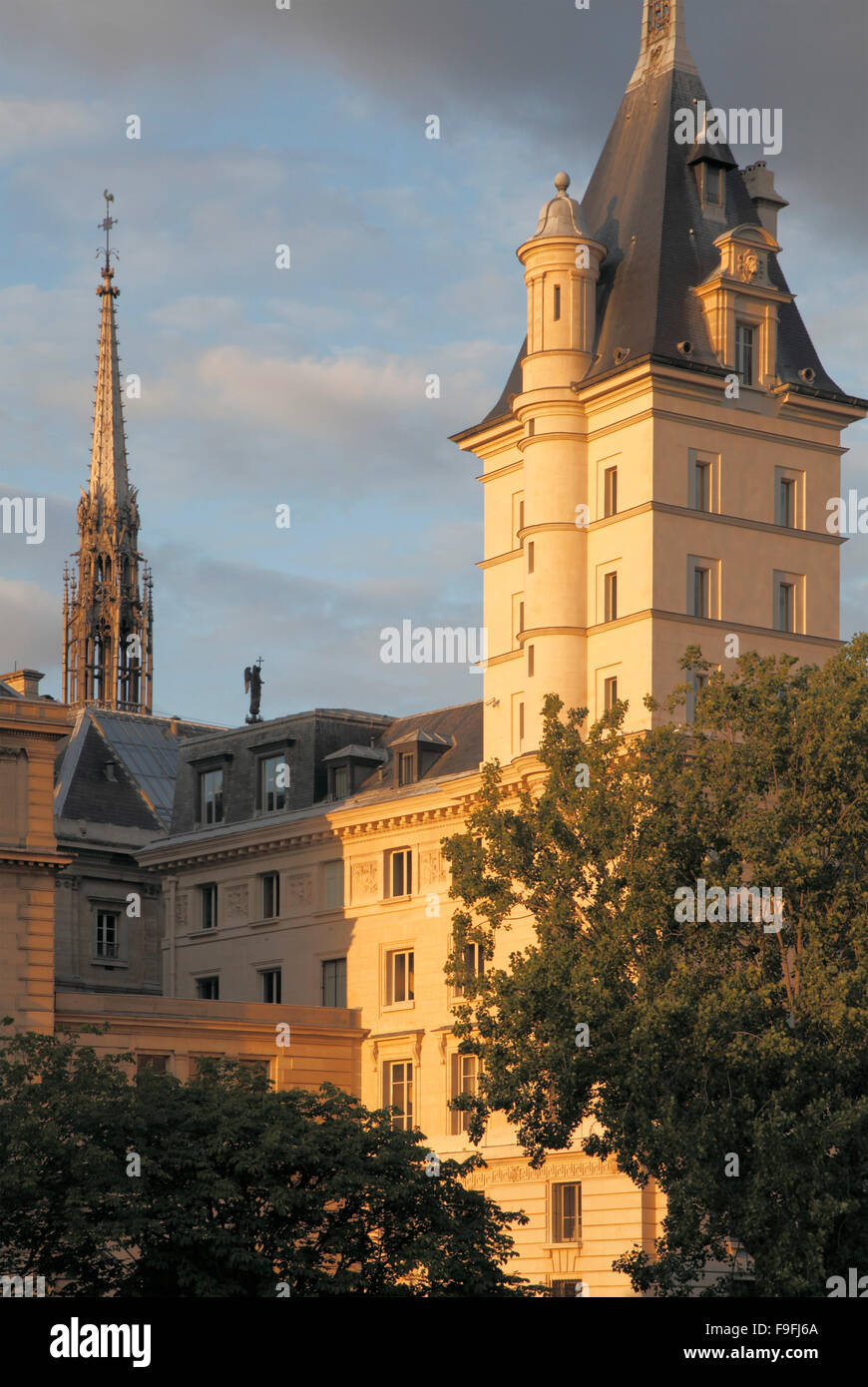 Frankreich Paris Ile De La Cité Palais de Justice Stockfoto