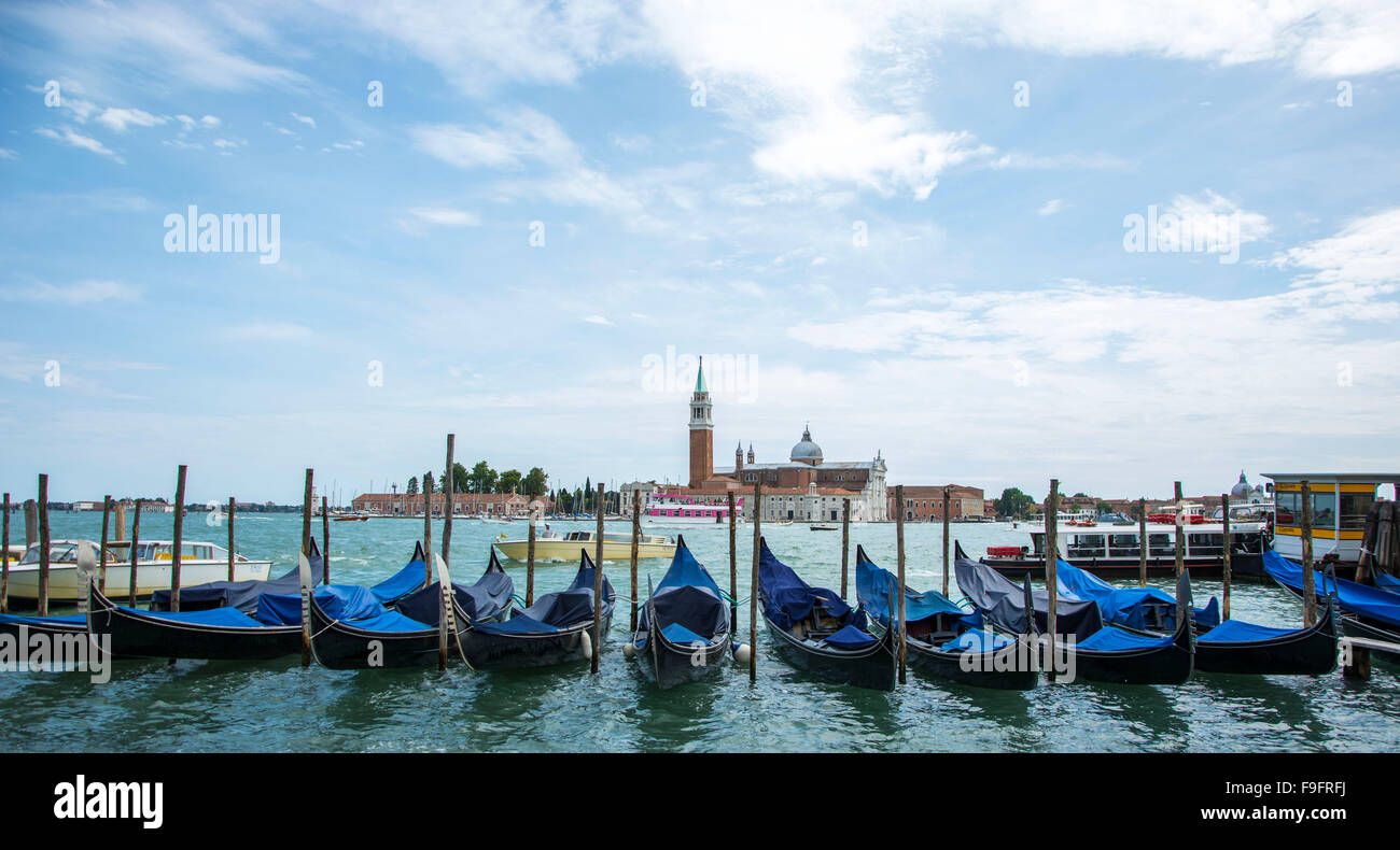 Es war toll, ein Spaziergang am Strand von Venedig. Stockfoto