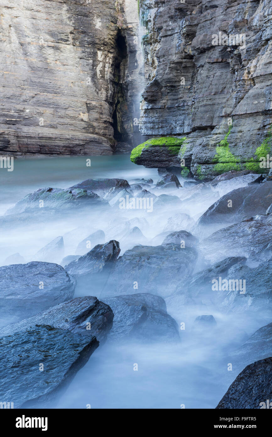 Steile Ufer Stockfoto