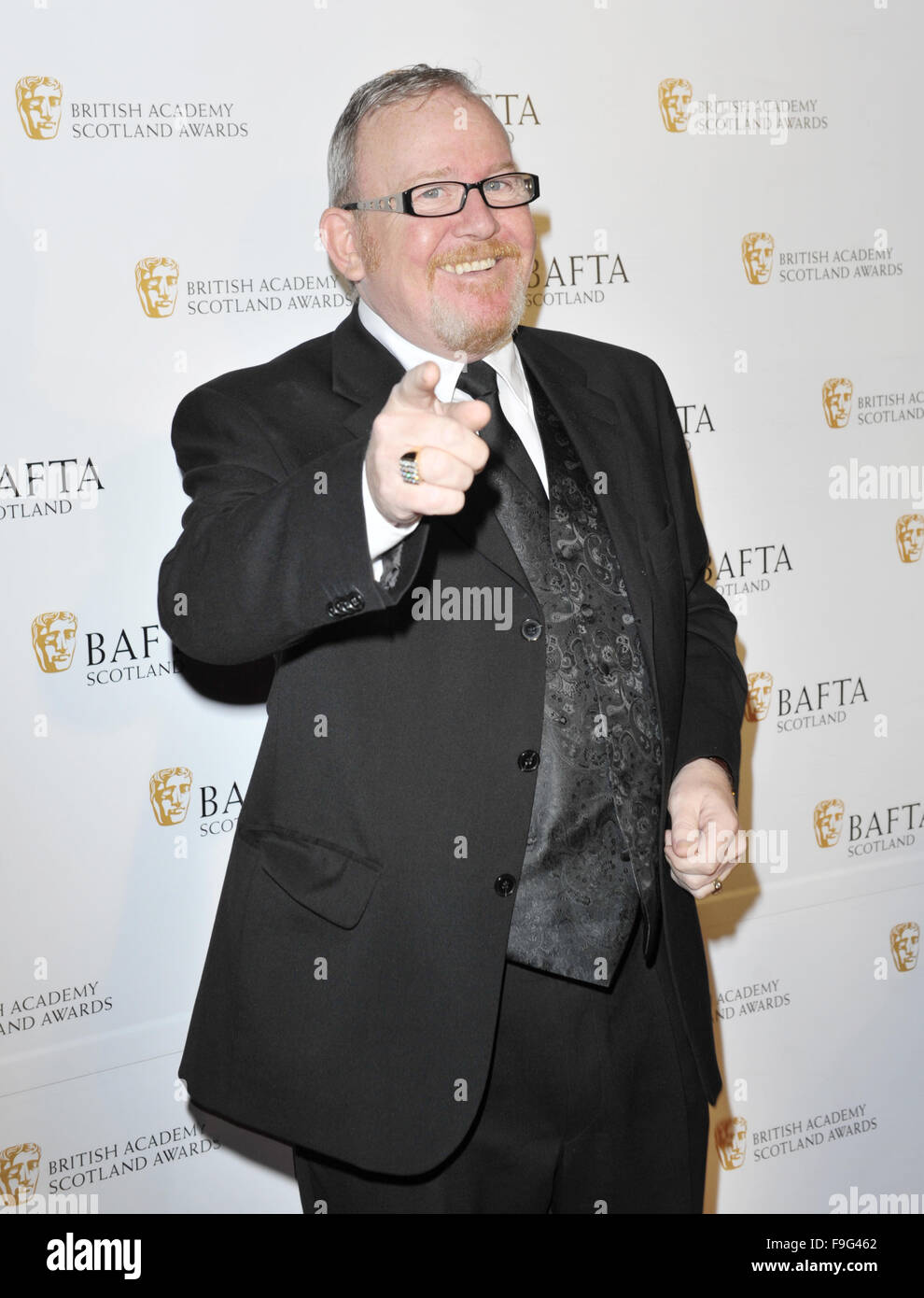 Stars und Gäste kommen für den 2015 BAFTA Scotland Award in Glasgow.  Mitwirkende: Ford Kiernan wo: Glasgow, Vereinigtes Königreich bei: 15. November 2015 Stockfoto