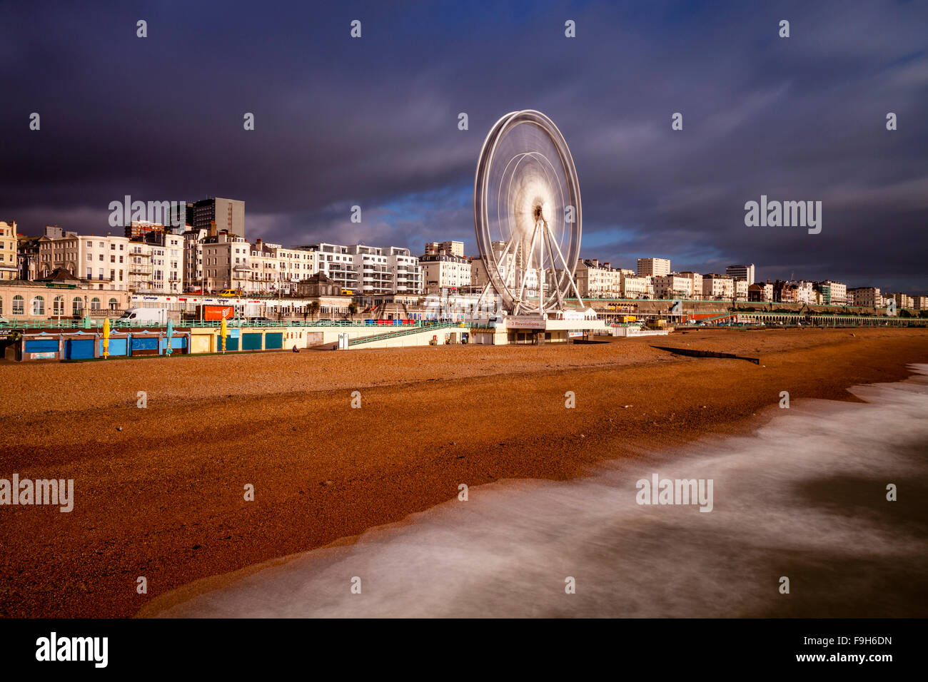 Die Strandpromenade, Brighton, Sussex, UK Stockfoto