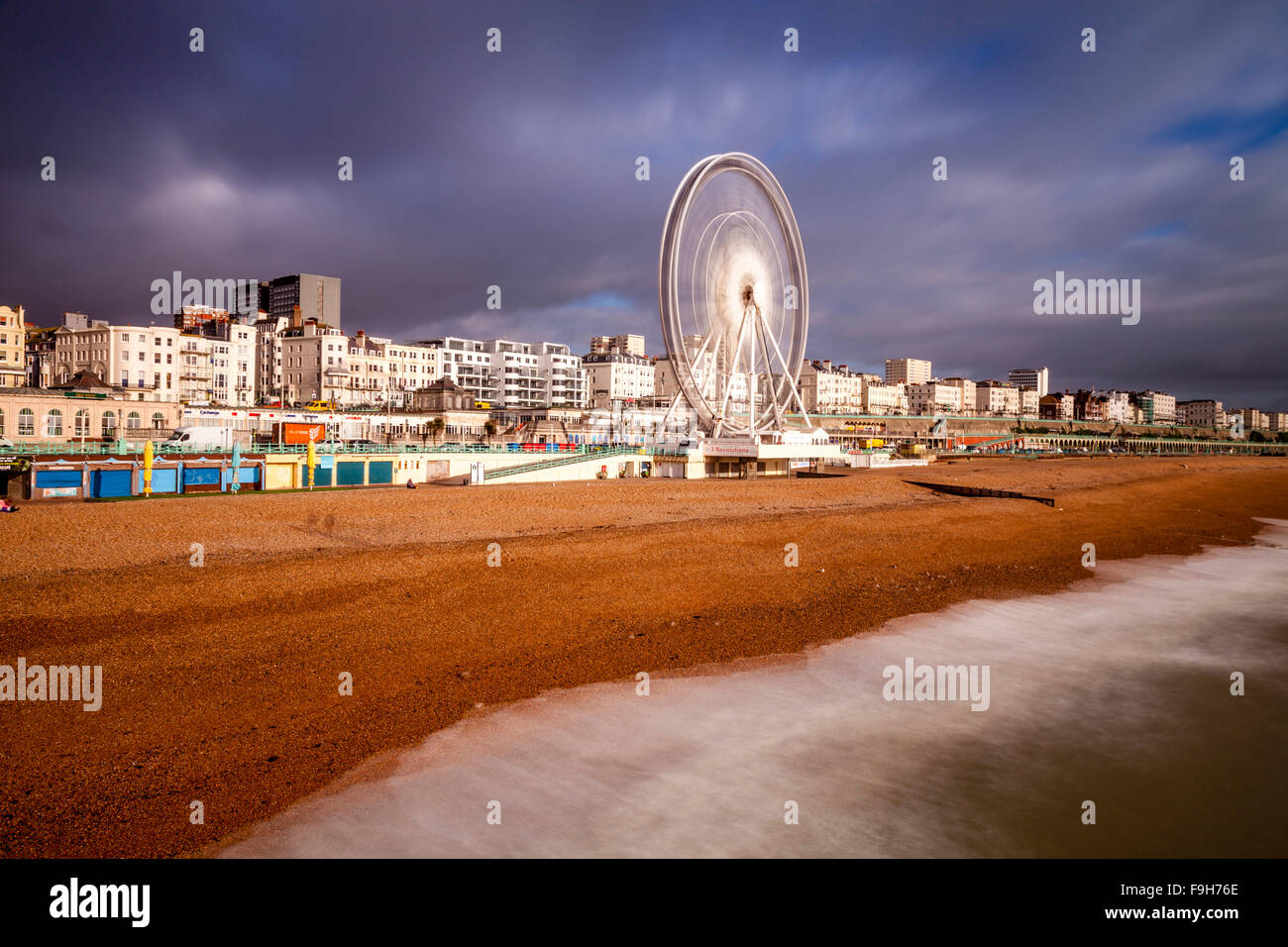 Die Strandpromenade, Brighton, Sussex, UK Stockfoto