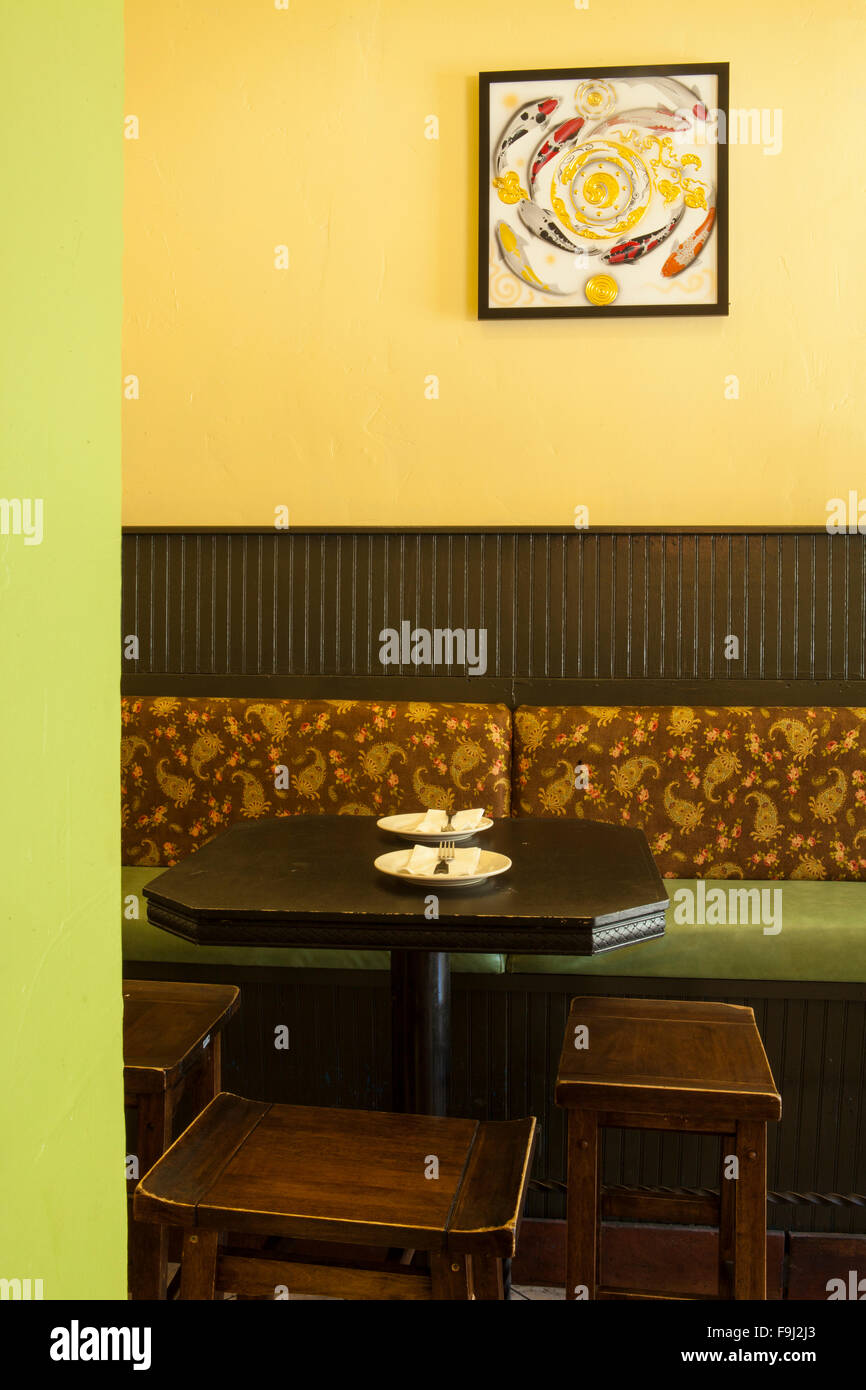 Restaurant Interieur, Reis von Mama, Ventura, California Stockfoto
