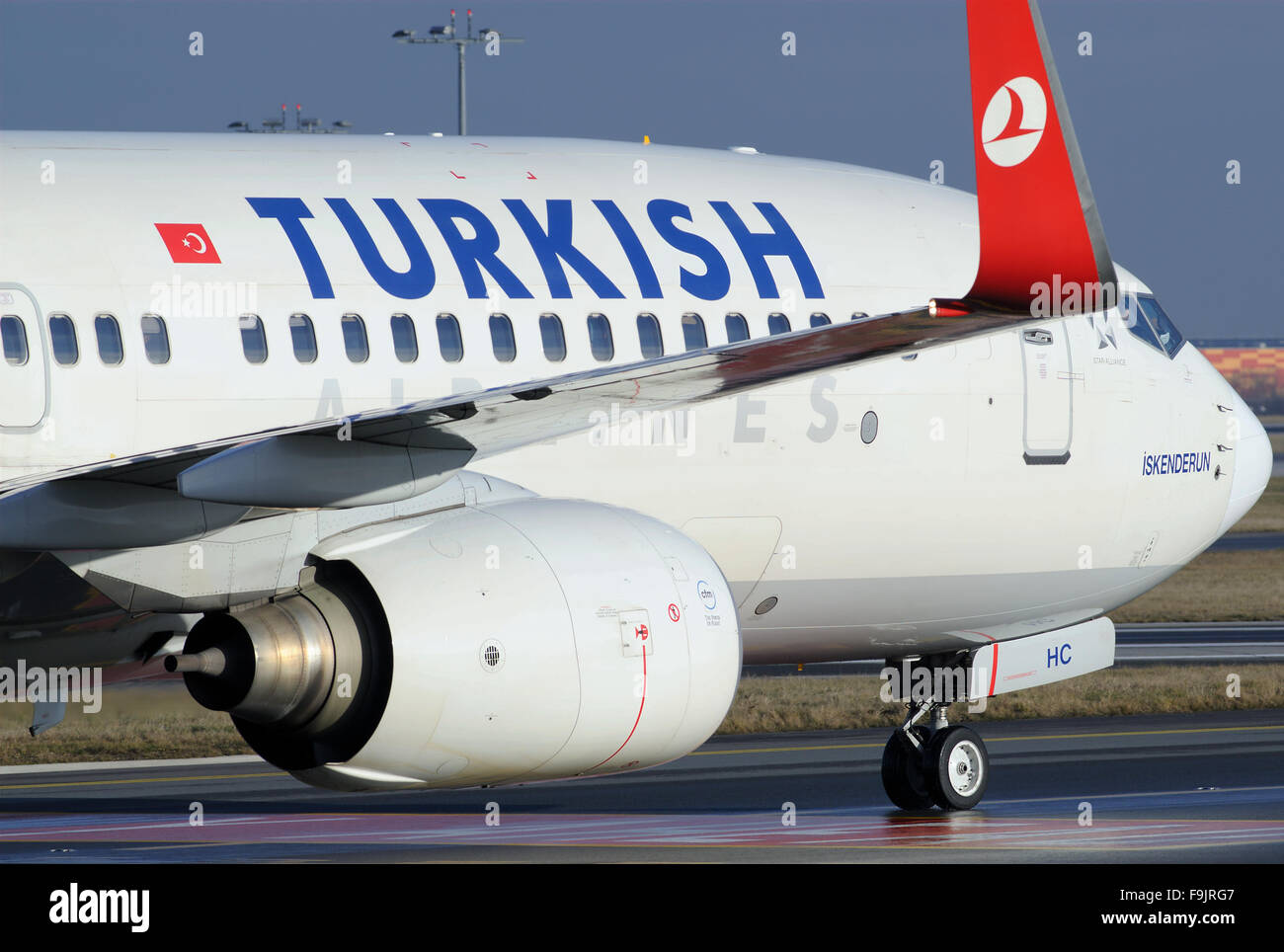 Turkish Airlines Boeing 737 800 Stockfoto Bild 91997367