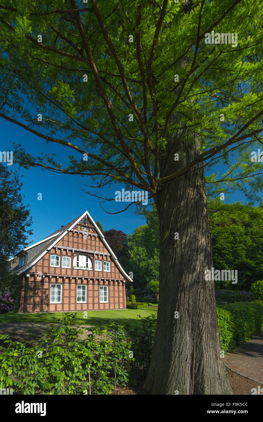 Klerus Haus in Cappeln (Oldenburg), Landkreis Cloppenburg, Niedersachsen, Deutschland Stockfoto