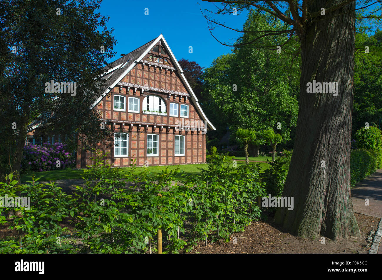 Klerus Haus in Cappeln (Oldenburg), Landkreis Cloppenburg, Niedersachsen, Deutschland Stockfoto