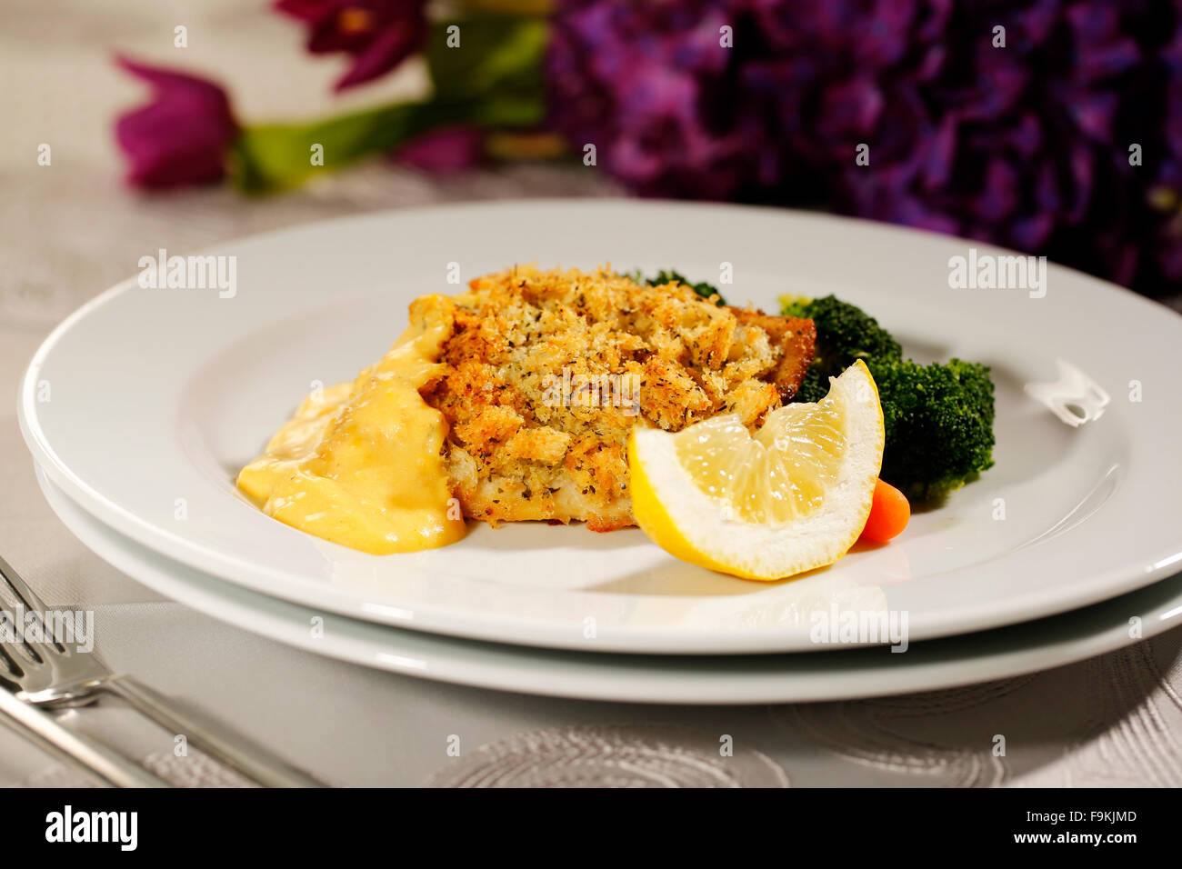 Köstlichen Gourmet-Essen im restaurant Stockfoto