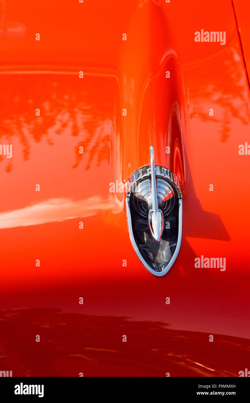 1957 Chevrolet Bel Air abstrakt. Classic American Auto Stockfoto