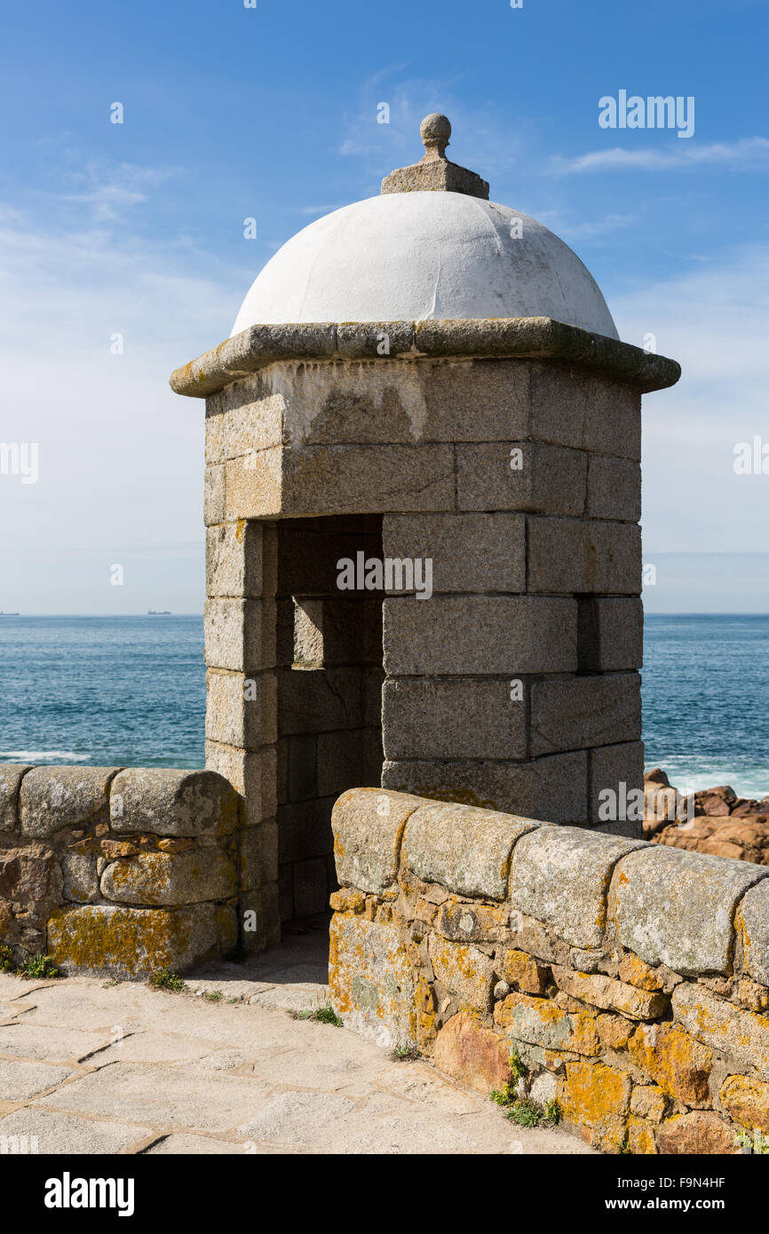 Castelo Queijo oder Schloss der Käse oder Forte de Francisco Xavier in Porto, Portugal Stockfoto