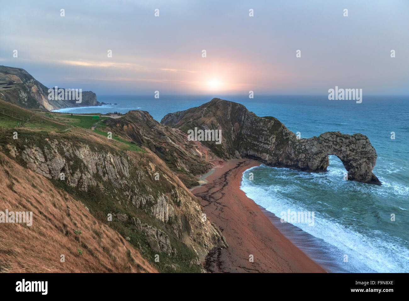 Durdle Door, Lulworth, Dorset, England, Vereinigtes Königreich Stockfoto