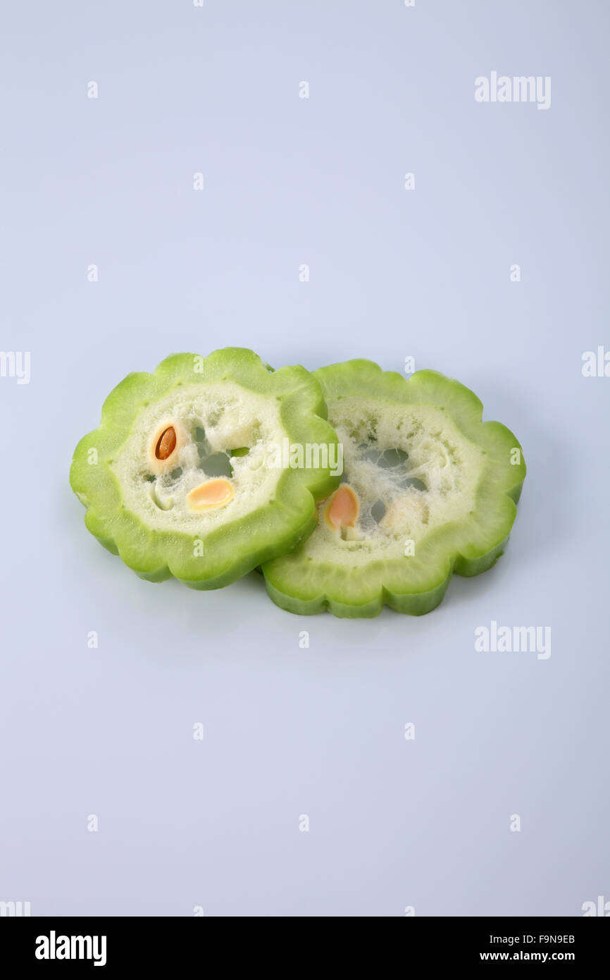 Scheiben der Gitter-Garde auf weißem Hintergrund Stockfoto