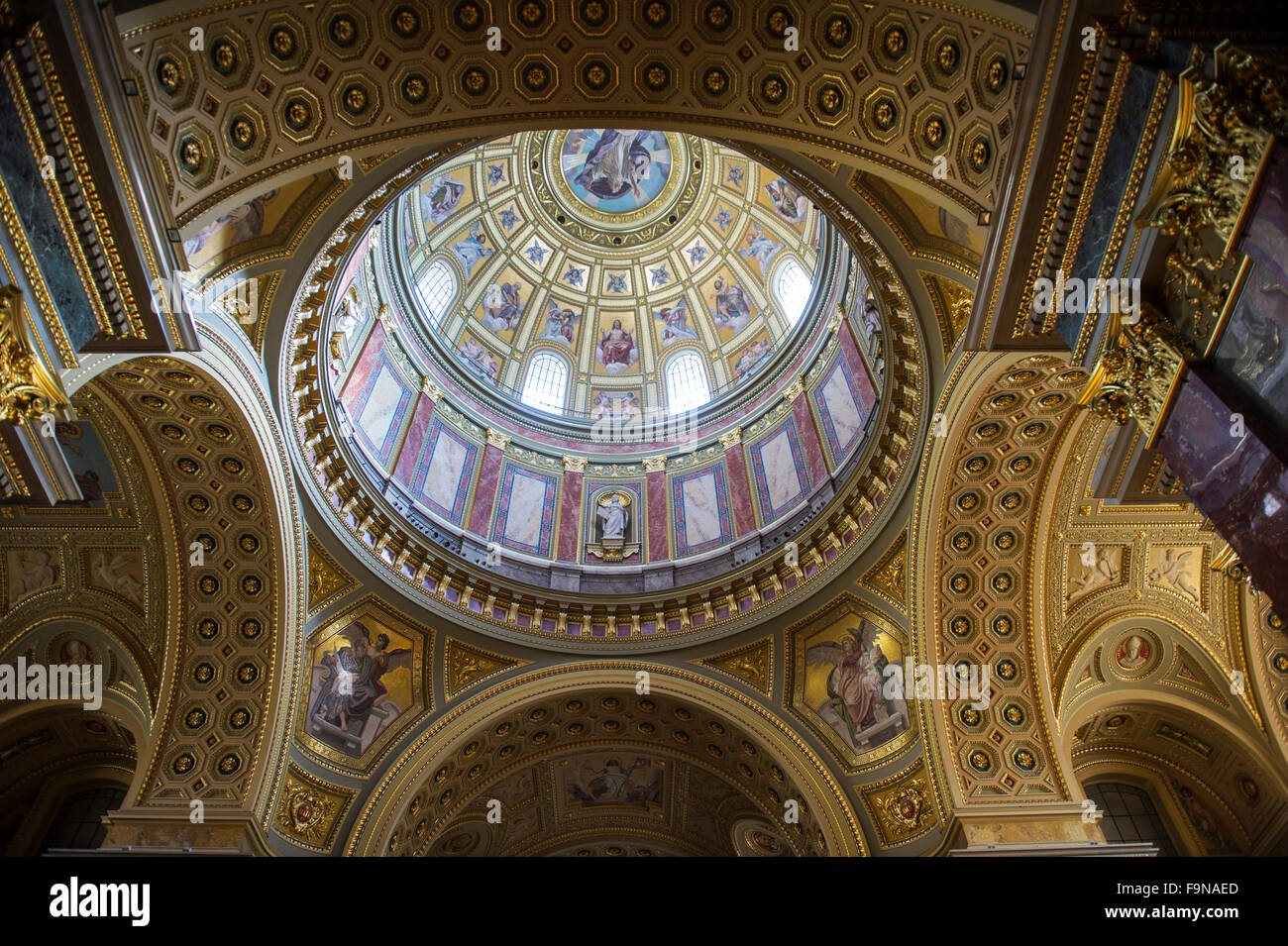 Interieur, St.-Stephans Basilika, Budapest, Ungarn Stockfoto