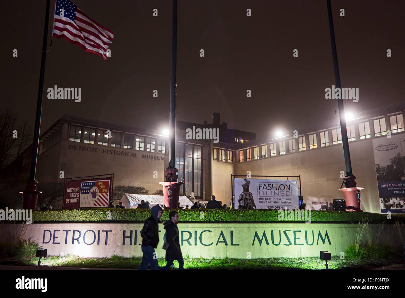 Detroit, Michigan - Detroit historisches Museum. Stockfoto