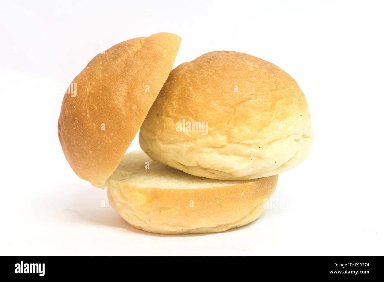 Pac Man Brot isst Brot Stockfoto