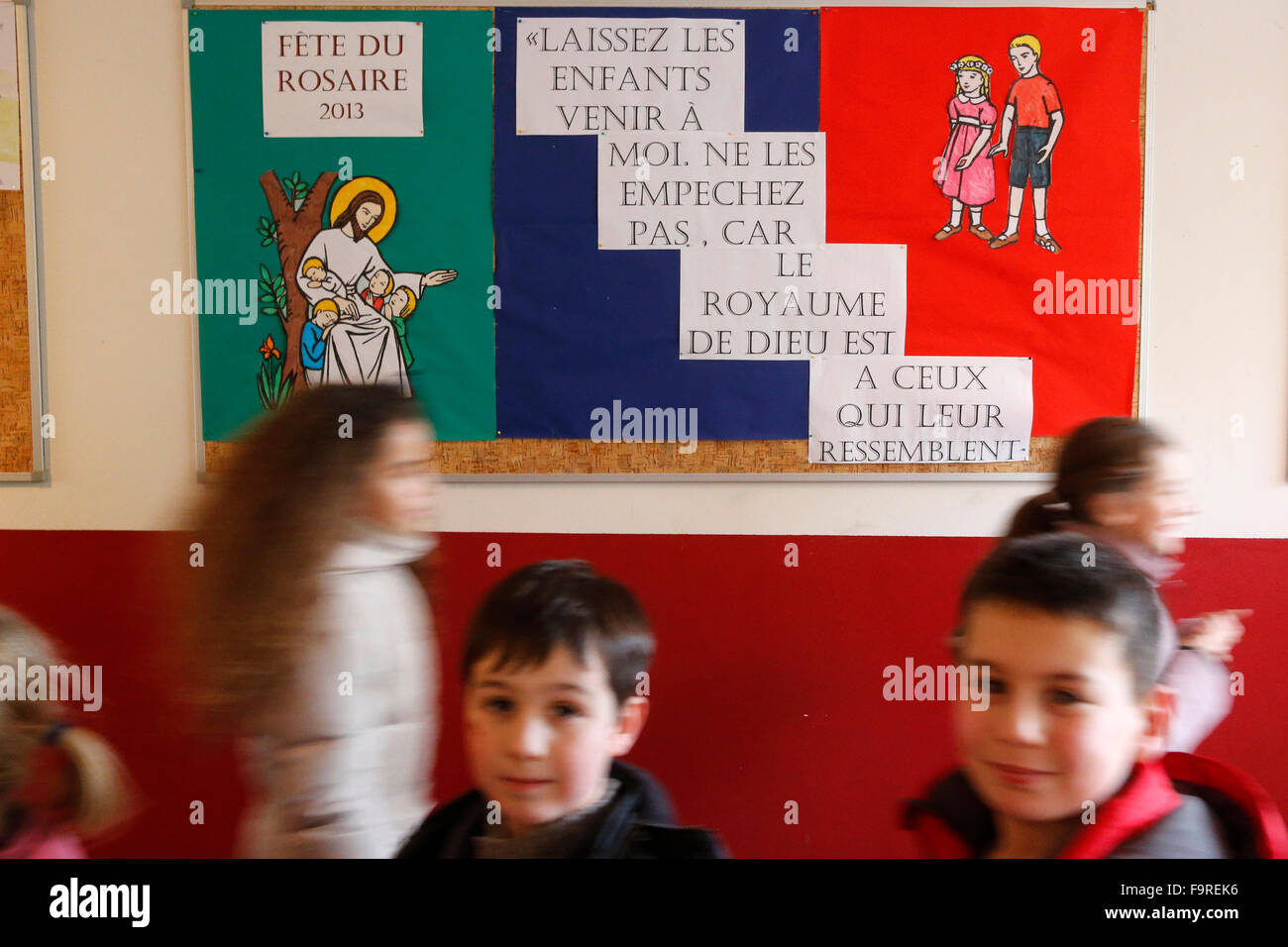 Katholische Grundschule Stockfoto