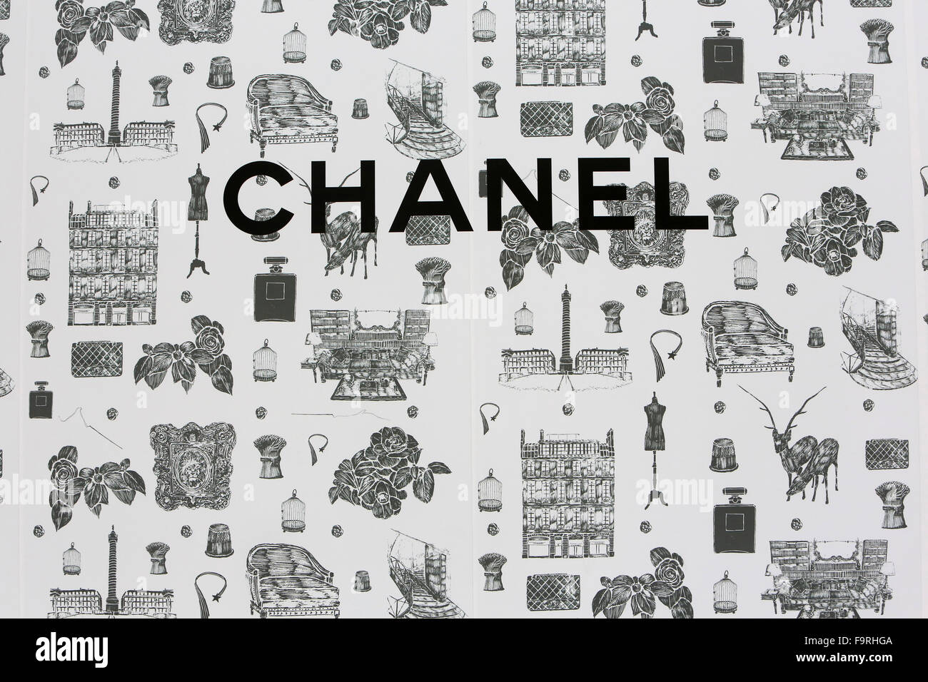 Chanel. Stockfoto