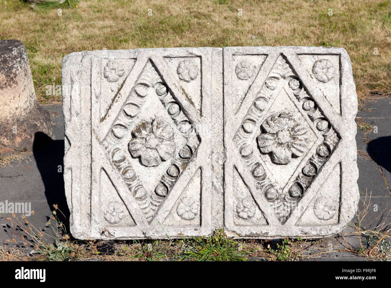 Ägypten, Schreck Schwarzmeerküste, Kastamonu, Archaeologisches Museum, Reliefstein Im Garten. Stockfoto