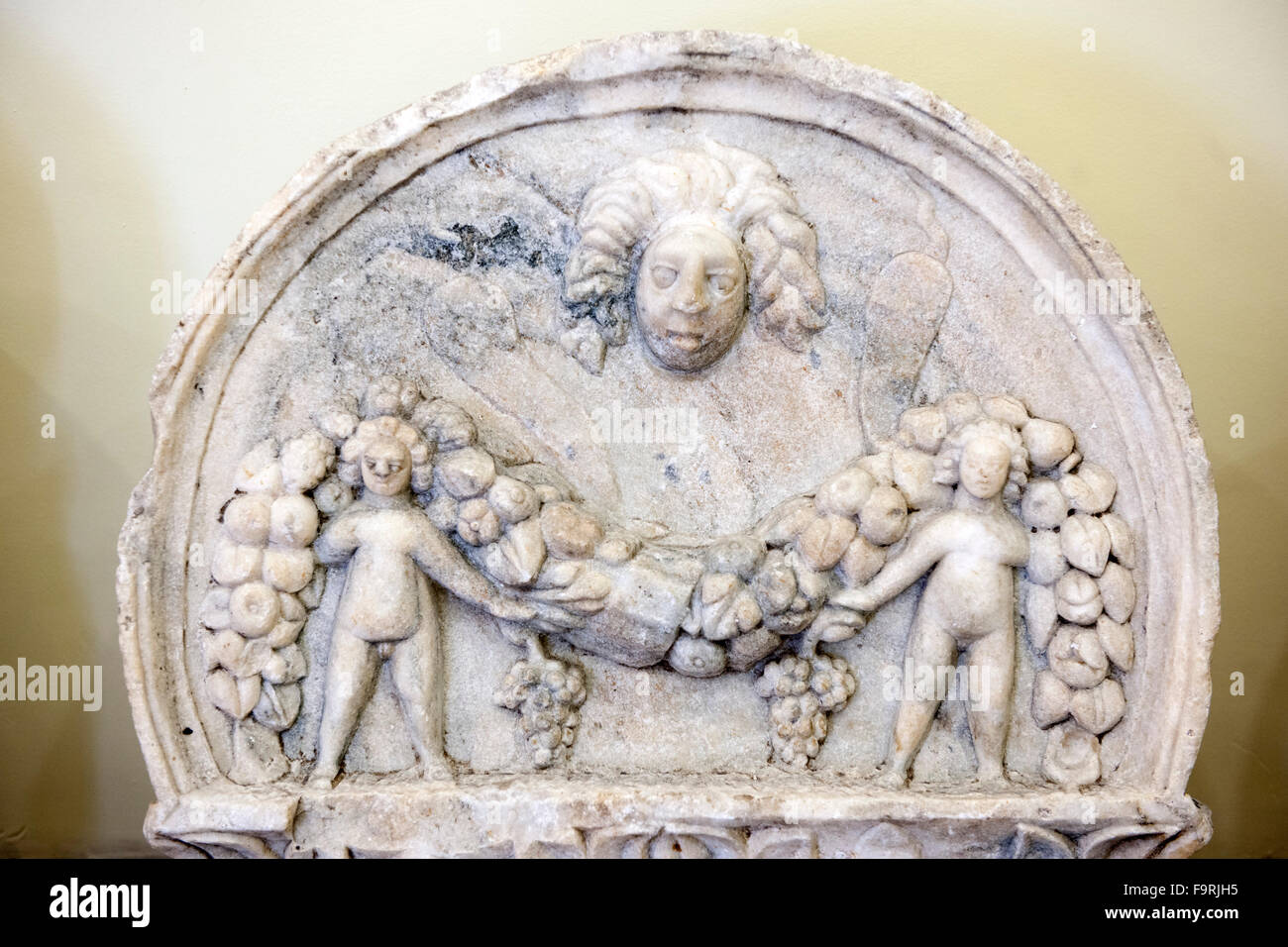 Ägypten, Schreck Schwarzmeerküste, Kastamonu, Archaeologisches Museum, Reliefstein. Stockfoto