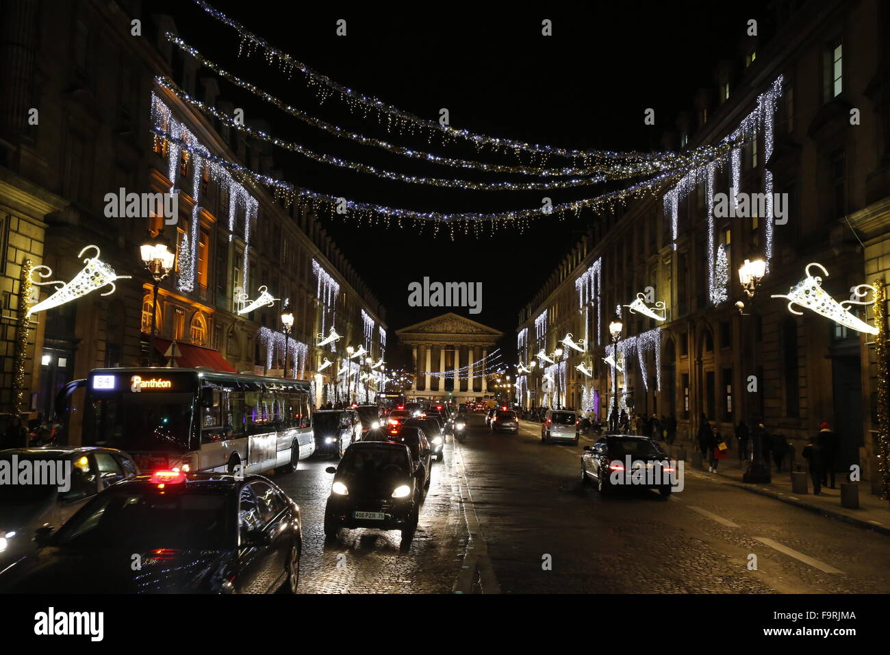 Rue Royale, Paris. Stockfoto