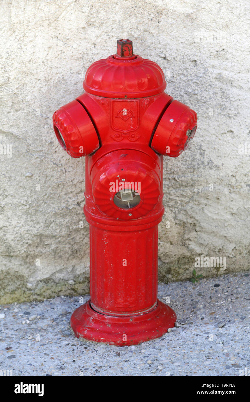 Hydranten und Feuer terminal. Stockfoto