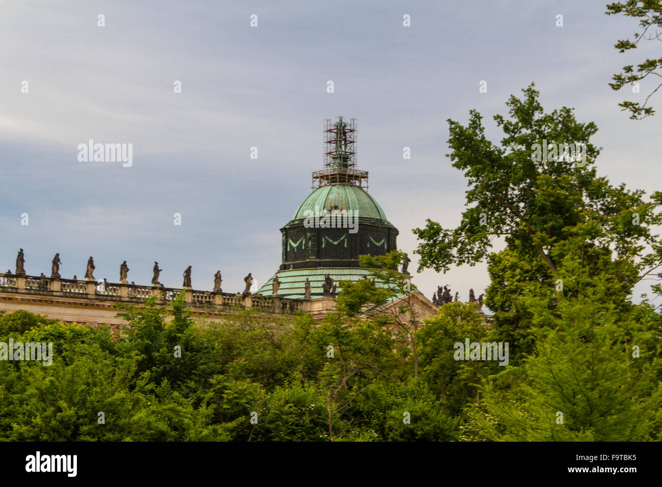 Das Neue Palais In Potsdam Deutschland Auf Der Liste Des UNESCO ...