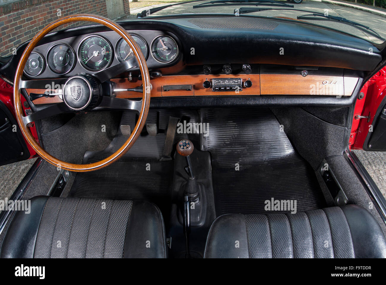 Classic Porsche 911 Interior Stockfotos Classic Porsche