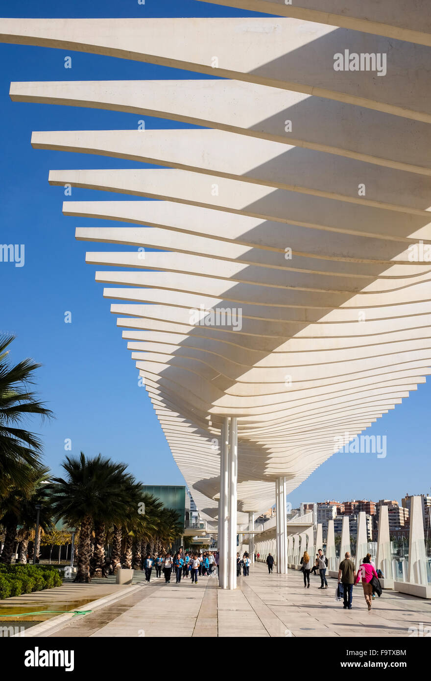 Palmeral de Las Sorpresas, Malaga, Spanien Stockfoto