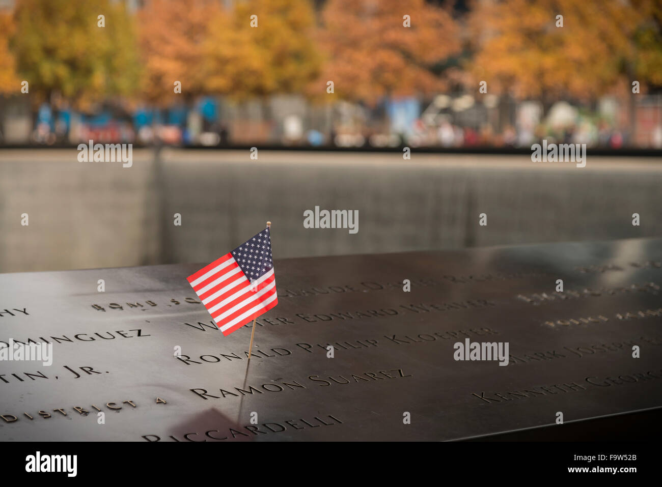 World Trade Center 9/11 Memorial, New York, USA Stockfoto