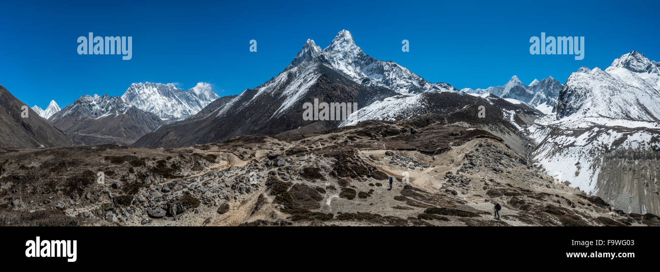 Nepal, Himalaya, Khumbu, Ama Dablam Stockfoto