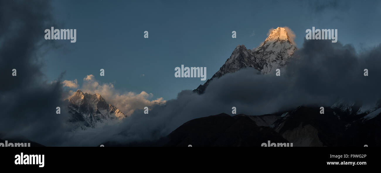 Nepal, Himalaya, Khumbu, Everest-Region, Ama Dablam Stockfoto